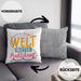 Praktikant Kissen mit Füllung 40x40 Geschenk Für Praktikanten Geschenkidee Welt Bester Praktikant (Grau) Grau Trendation