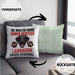 Labrador Besitzer Kissen mit Füllung 40x40 Geschenk Lustiger Spruch Geschenkidee Besitzerin Labrador Haben Personal (Grau) Grün Trendation
