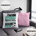 Bachelor Master Prüfung Bestanden Geschenk Kissen mit Füllung 40x40 Studium Prüfung Bestanden Kann Ich Jetzt Wieder Fußball Spielen Fußballer Geschenkidee (Grau) Rosa Trendation