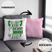 Professor Kissen mit Füllung 40x40 Geschenk So Sieht Ein RIchtig Cooler Professor Aus Geschenkidee Lustiger Spruch Geburtstag (Grau) Rosa Trendation