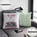 Softballspielerin Geschenk Kissen mit Füllung 40x40 Ich Bin Softballspielerin Aber Sag Doch Einfach Superheld Lustige Geschenkdiee für Softballspielerin (Grau) Grün Trendation