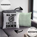 Bogenschießen Kissen mit Füllung 40x40 mit Bogenschütze Spruch - Geschenk für Pfeil und Bogen Fans (Grau) Grün Trendation