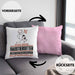 Haustiersitter Geschenk Kissen mit Füllung 40x40 Ich Bin Haustiersitter Aber Sag Doch Einfach Superheld Lustige Geschenkdiee für Haustiersitter (Grau) Rosa Trendation