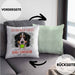 Berner Sennen Besitzer Kissen mit Füllung 40x40 Geschenk Lustiger Spruch Geschenkidee Besitzerin Ich Bin Nicht toll Aber Mein Berner Sennen Ist Es (Grau) Grün Trendation