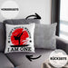 Karate-Kissen mit Füllung 40x40 Geschenk Kampfsport-Fans Jiu Jitsu Geschenkidee I Dont Need A Weapon I Am One (Grau) Grau Trendation