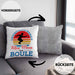 Boule Kissen mit Füllung 40x40 für Boule-Spieler als Geschenkidee Spruch Unterschätze Niemals Einen Alten Mann Beim Boule (Grau) Grau Trendation