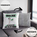 Biologe Kissen mit Füllung 40x40 Geschenk für Biologe Der Mann Der Alles Kann Geschenkidee zum Geburtstag (Grau) Grau Trendation