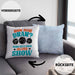 Boule Kissen mit Füllung 40x40 "Bin Ich Dran Dann Setz Dich Hin Und Genieße Die Show" Geschenk für Boule-Fans mit Spruch (Grau) Blau Trendation