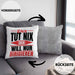 Dirigent Geschenk Orchester Chorleiter Geschenkidee Kissen mit Füllung 40x40 Der Tut Nix Der Will Nur Dirigieren (Grau) Grau Trendation