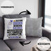 RhythmischeGymnastin Geschenk Kissen mit Füllung 40x40 Lustiger Spruch Erheben Sie Sich Der RhythmischeGymnastin Betritt den Raum (Grau) Grau Trendation
