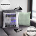 Outdoor-Blogger Geschenk Kaffee-Kissen mit Füllung 40x40 Geschenkidee für Outdoor-Blogger Ich Bin Outdoor-Blogger Ich Kann Es Dir Erklären Jedoch Nicht Für Dich Verstehen Spruch Lustig (Grau) Grün Trendation