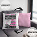 Rhythmische Gymnastin Geschenk Kaffee-Kissen mit Füllung 40x40 Geschenkidee für Rhythmische Gymnastin Ich Bin Rhythmische Gymnastin Ich Kann Es Dir Erklären Jedoch Nicht Für Dich Verstehen Spruch Lustig (Grau) Rosa Trendation