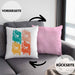 Posaunist Kissen mit Füllung 40x40 Geschenk Retro Grafik Posaune Kaffee Geschenkidee Lustig (Grau) Rosa Trendation