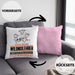 Wildnislehrer Geschenk Kissen mit Füllung 40x40 Ich Bin Wildnislehrer Aber Sag Doch Einfach Superheld Lustige Geschenkdiee für Wildnislehrer (Grau) Rosa Trendation