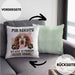 Cocker Spaniel Besitzer Kissen mit Füllung 40x40 Geschenk Lustiger Spruch Geschenkidee Mir Reichts Ich Geh Zu Meinem Cocker Spaniel (Grau) Grün Trendation