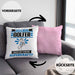 Golfer Kissen mit Füllung 40x40 Geschenk für Golfer Geburtstag Lustiger Spruch Was Ist Deine Superkraft (Grau) Rosa Trendation