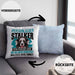 Border Collie Kissen mit Füllung 40x40 Geschenk Hundebesitzer Bordercollie Geschenkidee Kaffee-Kissen mit Füllung 40x40 Persönlicher Stalker (Grau) Blau Trendation