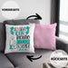 Designer Kissen mit Füllung 40x40 Geschenk So Sieht Ein RIchtig Cooler Designer Aus Geschenkidee Lustiger Spruch Geburtstag (Grau) Rosa Trendation