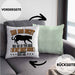 Lustige Kissen mit Füllung 40x40 für Katzenbesitzer Geschenk für Katzen-Mamas (Grau) Grün Trendation