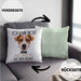 Jack Russell Besitzer Kissen mit Füllung 40x40 Geschenk Lustiger Spruch Geschenkidee Ich Kann Nicht Mein Jack Russell Hat Nein Gesagt (Grau) Grün Trendation