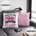 Vergiss Nie Wie Großartig Du Bist Kissen mit Füllung 40x40 Geschenk Liebste Person Beste Freundin Geschenkidee (Grau) Rosa Trendation