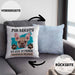 Französische Bulldogge Besitzer Kissen mit Füllung 40x40 Geschenk Lustiger Spruch Geschenkidee Mir Reichts Ich Geh Zu Meinem Französische Bulldogge (Grau) Blau Trendation