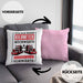 Lustige Kissen mit Füllung 40x40 LKW-Fahrer Geschenk Geschenkidee LKW Spruch (Grau) Rosa Trendation