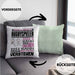 Rugbyspieler Geschenk Kaffee-Kissen mit Füllung 40x40 Geschenkidee für Rugbyspieler Ich Bin Rugbyspieler Ich Kann Es Dir Erklären Jedoch Nicht Für Dich Verstehen Spruch Lustig (Grau) Grün Trendation