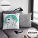Otter Kissen mit Füllung 40x40 Geschenk Natur Otter-Liebhaber Geschenkidee Geburtstag (Grau) Grau Trendation