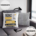 Hundebesitzer Geschenk Lustiger Spruch für Hundebesitzer Geschenkidee Bester Hundebesitzer Der WeltKissen mit Füllung 40x40 (Grau) Grau Trendation
