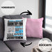 Country-Fan Geschenk Kissen mit Füllung 40x40 Geschenkidee für Country-Fan Geburtstag Lustig Ich Bin Country-Fan Ich Kann Es Dir Erklären Aber Nicht Für Dich Verstehen (Grau) Rosa Trendation