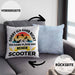 Scooter Roller Fahrer Geschenk Kissen mit Füllung 40x40 Scooterfahrer Geschenkidee Scooting Geschenkidee Jungs Profi Scooterfahrer Pro Grafik Stunts (Grau) Blau Trendation