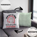 Geschenk für beste Freundin Kissen mit Füllung 40x40 Alpaka Llama Kissen mit Füllung 40x40 mit Spruch Ich Bin So Süß Ich Könnte Zucker Pupsen Geschenkidee für Frauen (Grau) Grün Trendation