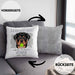 Rottweiler Besitzer Kissen mit Füllung 40x40 Geschenk Lustiger Spruch Geschenkidee Besitzerin Ich Bin Nicht toll Aber Mein Rottweiler Ist Es (Grau) Grau Trendation
