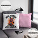 Zocker Geschenk Kissen mit Füllung 40x40 Nix Hören ich Zocke Jungs Jungen Geschenkidee zum Zocken (Grau) Rosa Trendation