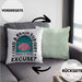 I Had A Brain Surgery Whats Your Excuse Kissen mit Füllung 40x40 Gehirn Operation Geschenkidee (Grau) Grün Trendation