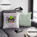 Chihuahua Besitzer Kissen mit Füllung 40x40 Geschenk Lustiger Spruch Geschenkidee Besitzerin Ich Bin Nicht toll Aber Mein Chihuahua Ist Es (Grau) Grün Trendation