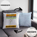 Straßenmusiker Kissen mit Füllung 40x40 Geschenk Lustiger Spruch Geschenkidee für Straßenmusiker Achtung Hochleistungs Straßenmusiker Bei Der Arbeit (Grau) Blau Trendation