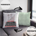 Trekking-Enthusiast Geschenk Kissen mit Füllung 40x40 Ich Bin Trekking-Enthusiast Aber Sag Doch Einfach Superheld Lustige Geschenkdiee für Trekking-Enthusiast (Grau) Grün Trendation