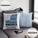 Windsurfer Geschenk Kissen mit Füllung 40x40 Lustiger Spruch Erheben Sie Sich Der Windsurfer Betritt den Raum (Grau) Blau Trendation