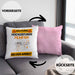 Filmfan Kissen mit Füllung 40x40 Geschenk Lustiger Spruch Geschenkidee für Filmfan Achtung Hochleistungs Filmfan Bei Der Arbeit (Grau) Rosa Trendation