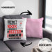 Ringer Geschenk Lustiger Spruch für Ringer Geschenkidee Bester Ringer Der WeltKissen mit Füllung 40x40 (Grau) Rosa Trendation