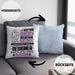 Designer Geschenk Kissen mit Füllung 40x40 Lustiger Spruch Erheben Sie Sich Der Designer Betritt den Raum (Grau) Blau Trendation