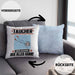 Taucher Kissen mit Füllung 40x40 Geschenk für Taucher Der Mann Der Alles Kann Geschenkidee zum Geburtstag (Grau) Blau Trendation