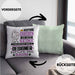 Designer Geschenk Kissen mit Füllung 40x40 Lustiger Spruch Erheben Sie Sich Der Designer Betritt den Raum (Grau) Grün Trendation