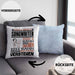 Songwriter Geschenk Kaffee-Kissen mit Füllung 40x40 Geschenkidee für Songwriter Ich Bin Songwriter Ich Kann Es Dir Erklären Jedoch Nicht Für Dich Verstehen Spruch Lustig (Grau) Blau Trendation
