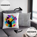 Volleyball Geschenk Kissen mit Füllung 40x40 Grafik Coach Herren Mädchen Kaffee Zubehör Volleyball-Spieler Spielerin (Grau) Grau Trendation