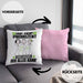 Hip-Hop-Produzent Kissen mit Füllung 40x40 Geschenk für Hip-Hop-Produzent Der Mann Der Alles Kann Geschenkidee zum Geburtstag (Grau) Rosa Trendation