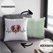 Australian Shepherd Besitzer Kissen mit Füllung 40x40 Geschenk Lustiger Spruch Geschenkidee Herzschlag Australian Shepherd (Grau) Grün Trendation
