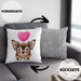 Chihuhahua Besitzer Kissen mit Füllung 40x40 Geschenk Chihuhahua Besitzer Geschenkidee Frauchen Herrchen (Grau) Grau Trendation